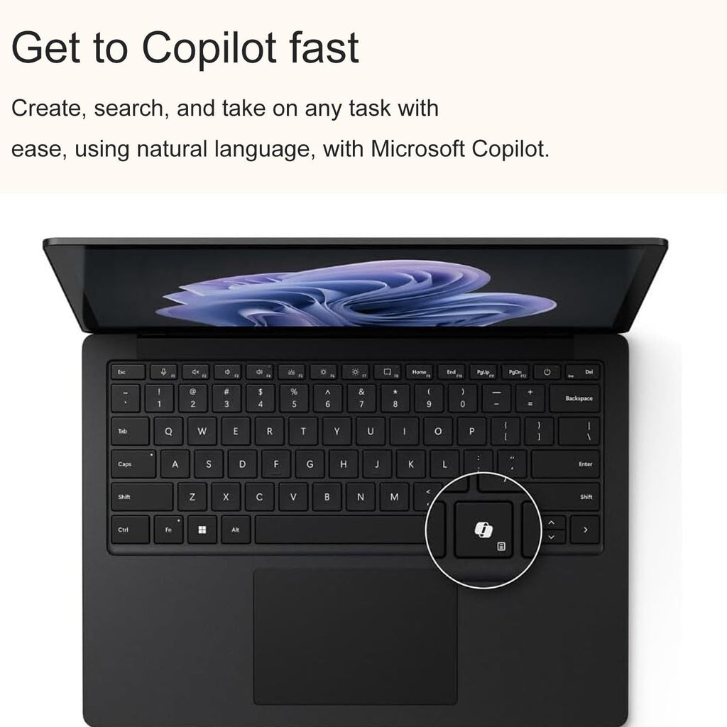 Microsoft Surface Laptop 6 AI PC for Business (13.5' 2K+ Touchscreen, Intel 16-Core Ultra 7 165H (> i7-1355U), 16GB DDR5 RAM, 1TB SSD), 18.5-Hr Long Battery Life, 1080p IR Webcam, Win 11 Pro, Black