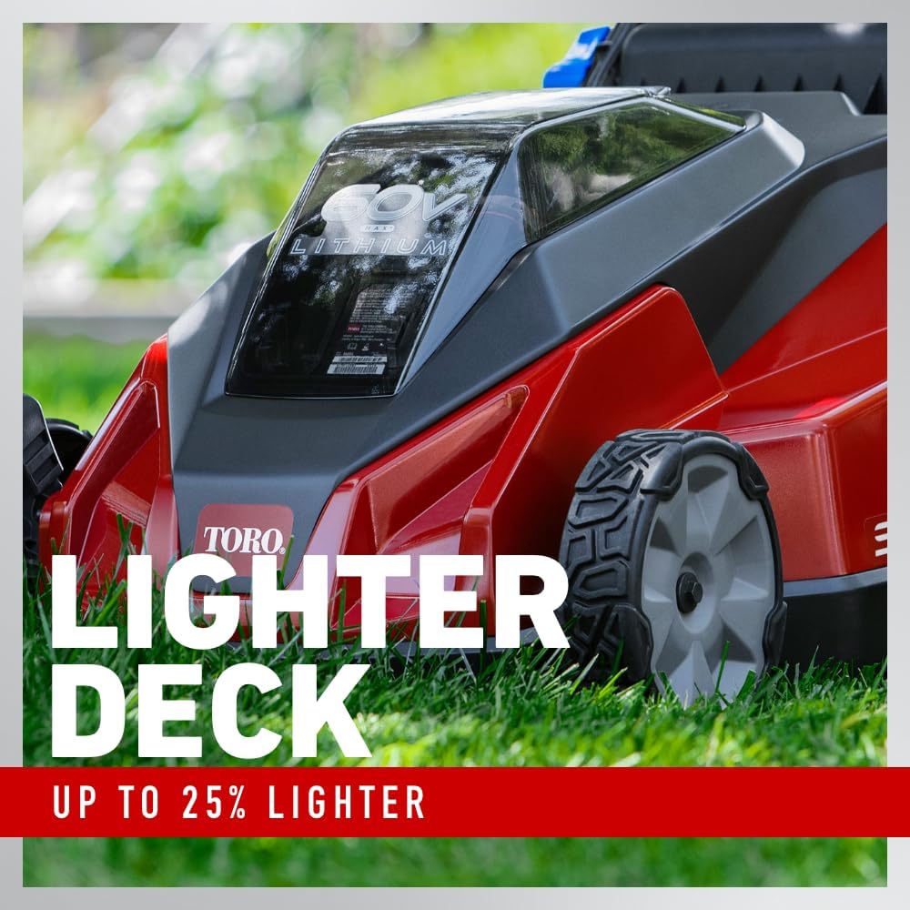 Toro 60V MAX* 21 in. Stripe® Push Lawn Mower - Battery/Charger Not Included