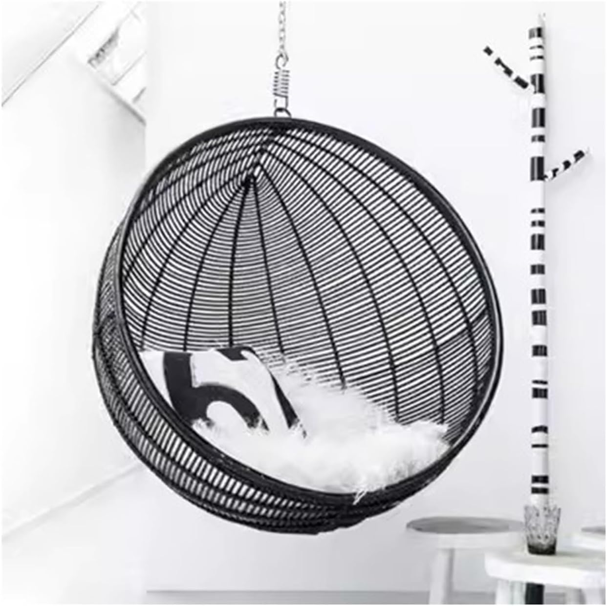 Wicker Chairs Outdoor Balcony Hanging Basket Hanging Chair Swing Outdoor Rocking Chair Household Indoor Cradle Patio Chair