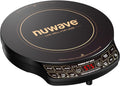Nuwave Precision Induction Cooktop Gold, 12' Shatter-Resistant Ceramic Glass Surface, Large 8' Heating Coil, Portable, 96 Temp Settings 100°F to 575°F, 3 Wattage Settings 700, 900, and 1500 Watts