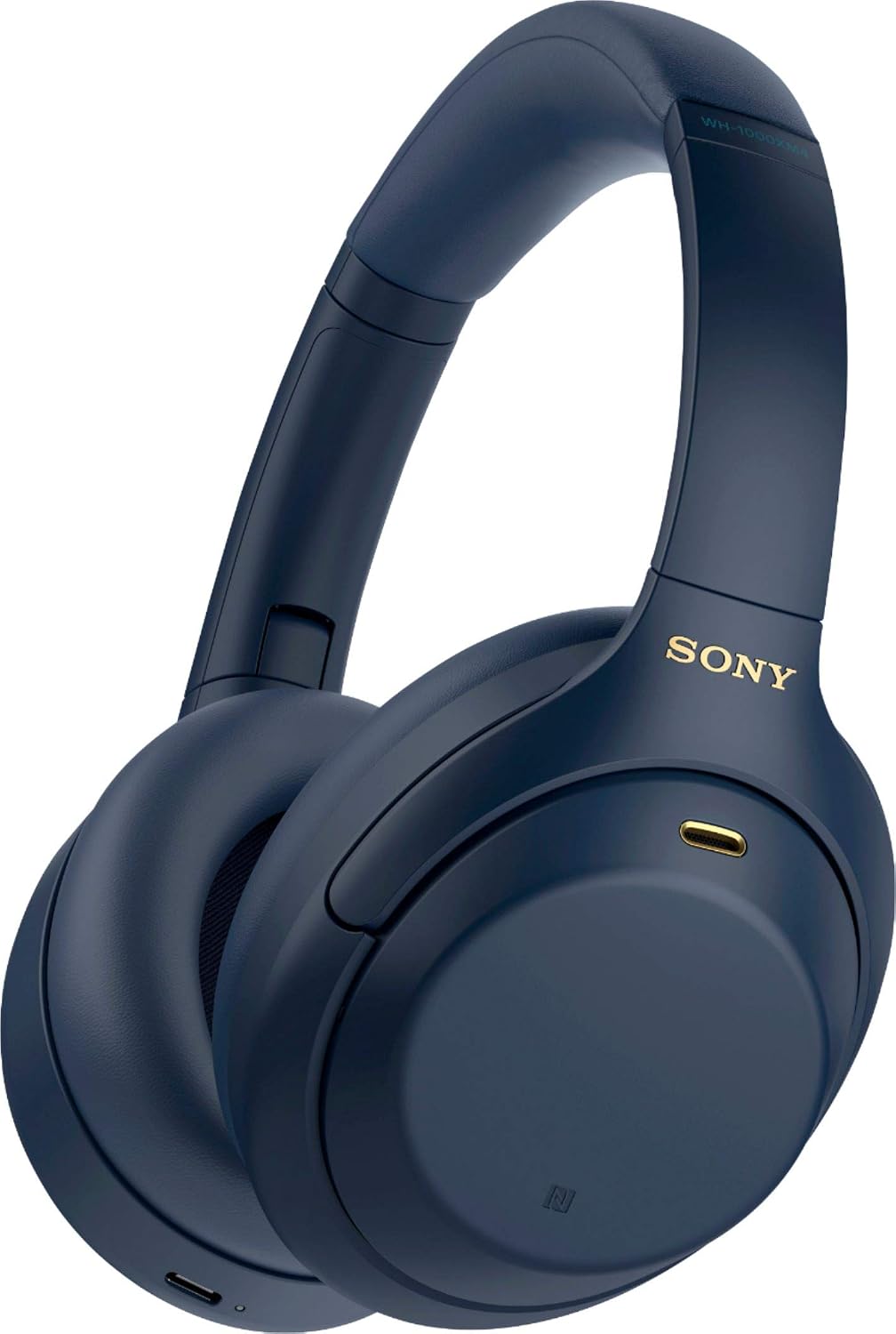 Sony WH-1000XM4 Wireless Premium Noise Canceling Overhead Headphones, Blue (Renewed)