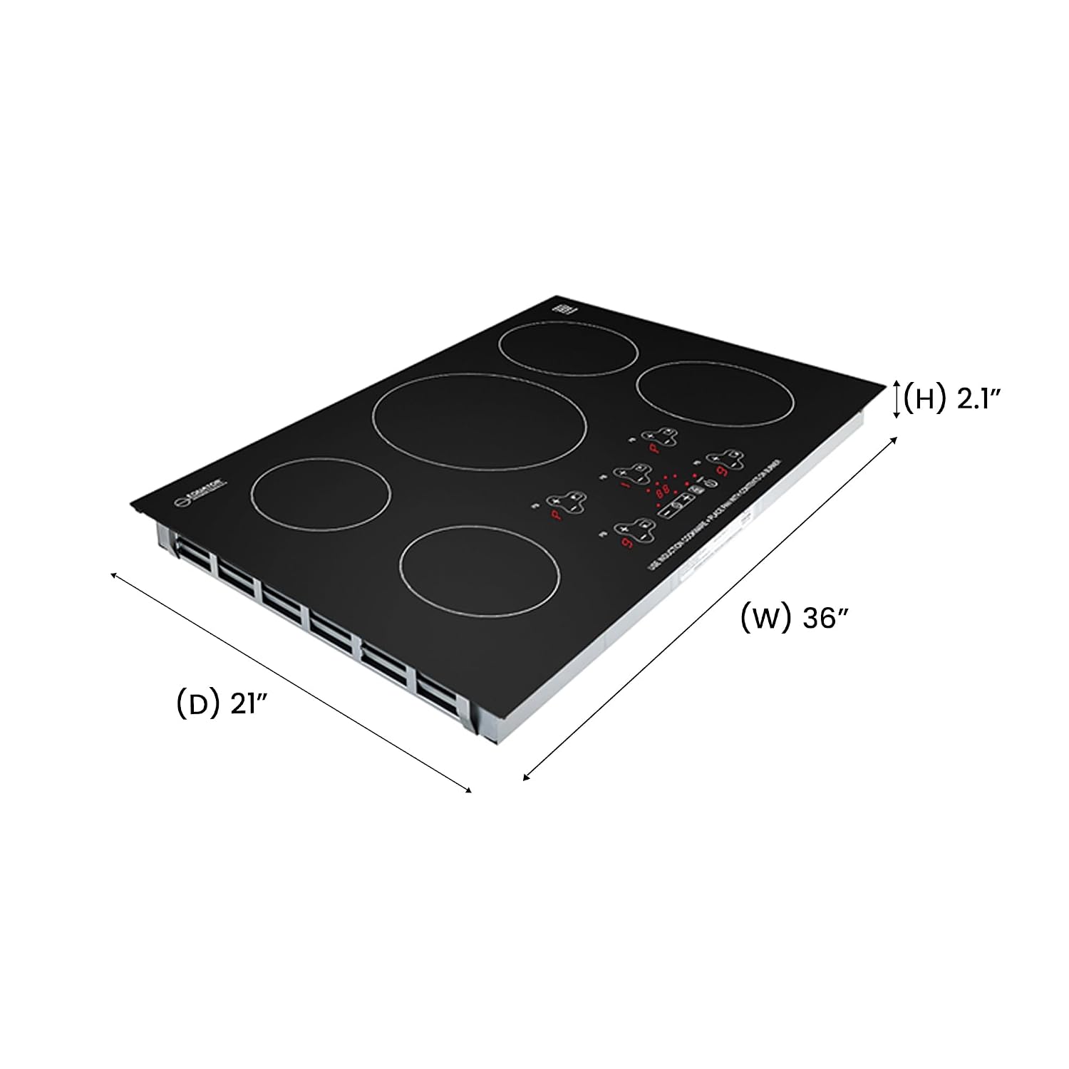 Equator 36 inches Induction Cooktop with 5 Elements