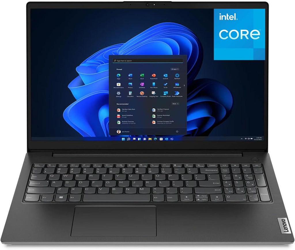 Lenovo 15.6' FHD Laptop Computer for Home Student Study and Business, Intel Dual Core Processor, 16GB DDR4 RAM, 256GB PCIe SSD, WiFi 6, Bluetooth 5.2, RJ-45, HDMI