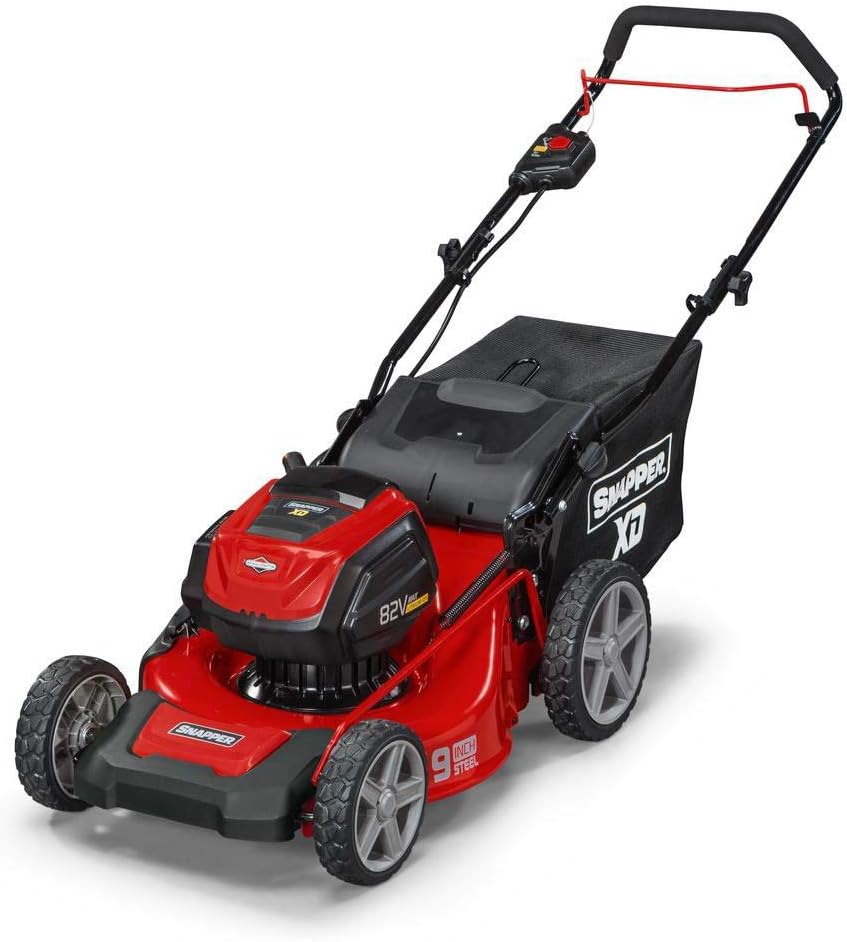 Snapper XD 82V MAX Cordless Electric 19' Push Lawn Mower, Includes Kit of 2 2.0 Batteries and Rapid Charger