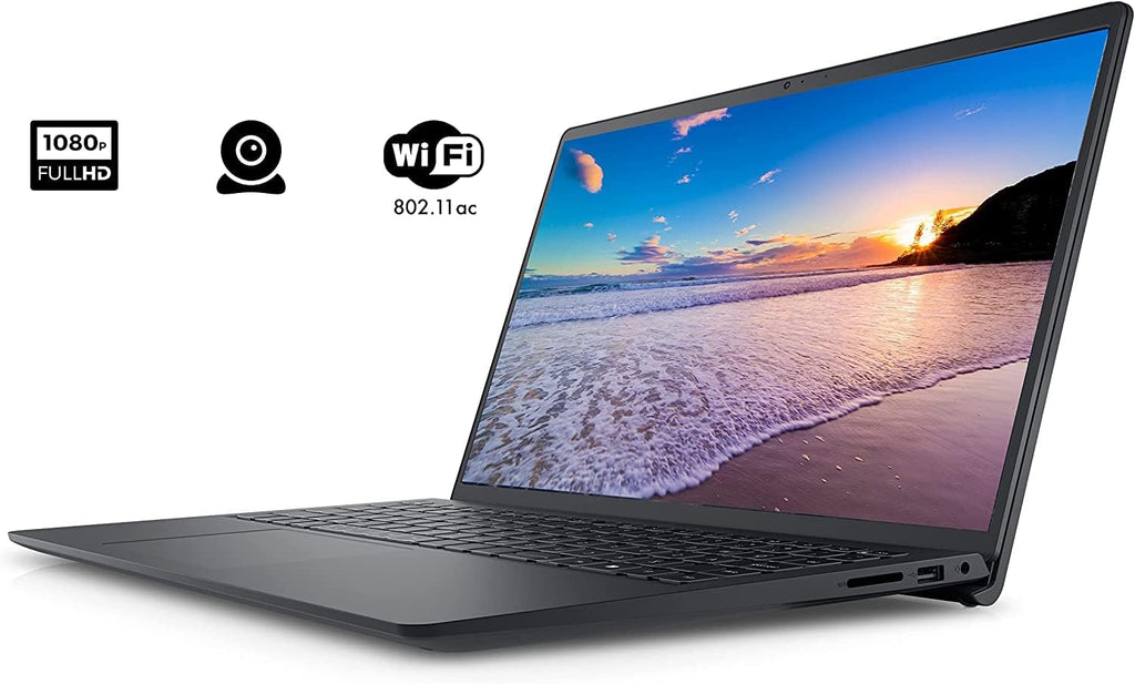 Dell Inspiron 15 3511 Laptop, 15.6' FHD Touchscreen, Intel Core i5-1035G1, 12GB RAM, 256GB PCIe NVMe M.2 SSD, SD Card Reader, Webcam, HDMI, WiFi, Windows 11 Home, Black