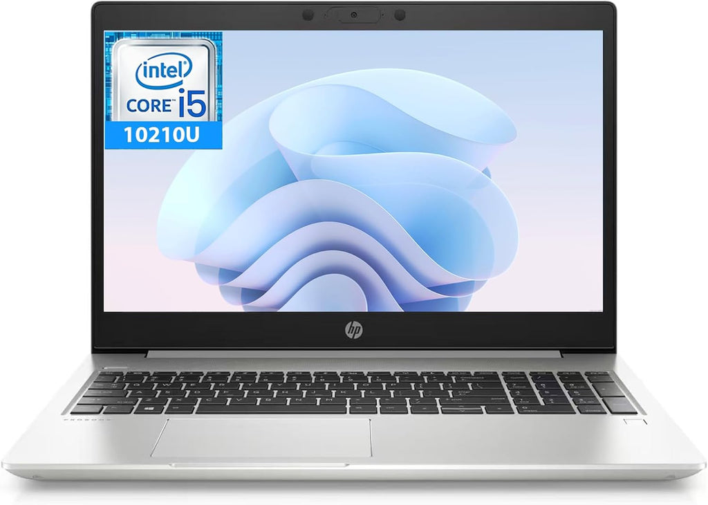 HP ProBook 450 G7 Laptop, 15.6-inch HD Notebook, Intel Core i5-10210U 4 Core, 16GB RAM, 256GB SSD, HDMI, USB-C, Webcam, Windows 11 Pro (Renewed)