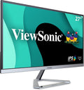 ViewSonic VX2776-SMHD 27 Inch 1080p Monitor, IPS Display with FreeSync and Eye Care Technology for Home and Office Entertainment, Ultra-Thin Bezels, DisplayPort, HDMI, and VGA Inputs