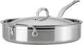 Hestan ProBond Forged - Professional Clad Stainless Steel Sauté Pan, 5 Quart, with Helper Handle, Induction Compatible