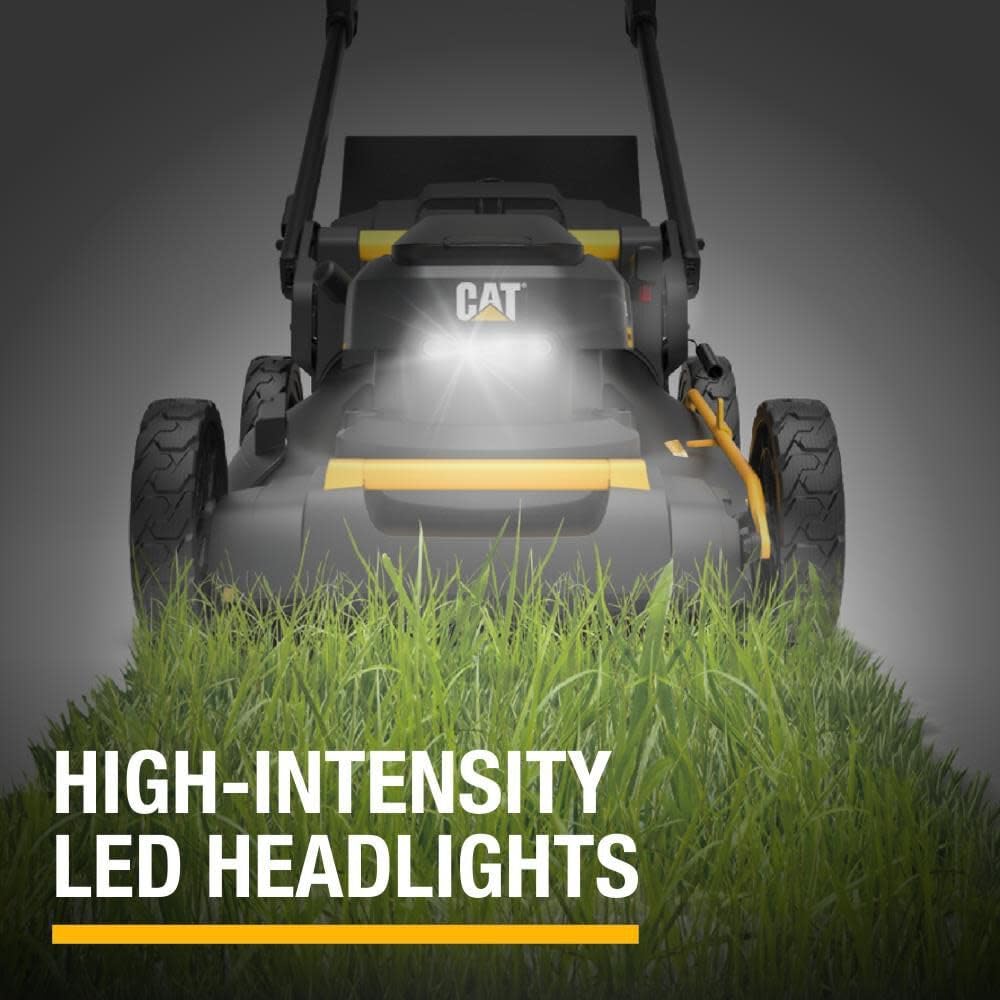 Cat DG670 60V 21' Cordless 3-In-1 Cutting Modes, Brushless Push Lawn Mower with TorqLogic - Battery & Charger Included