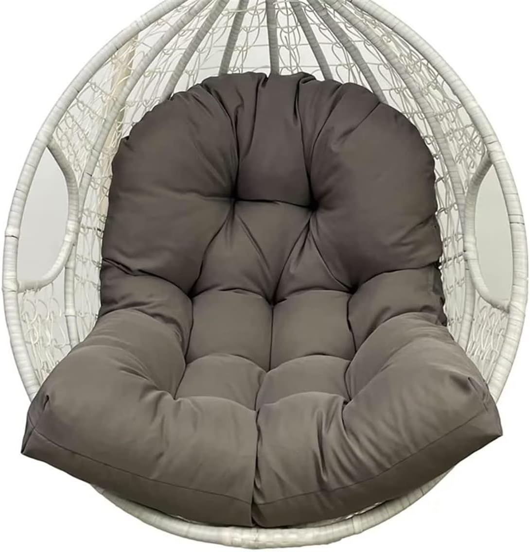 Waterproof Patio Egg Chair Cushion, Hanging Egg Chair Cushion, Thick Rocking Chair Cushion, Hanging Egg Chair Pad, Garden Hanging Basket Chair Seat Pad, Dark Gray