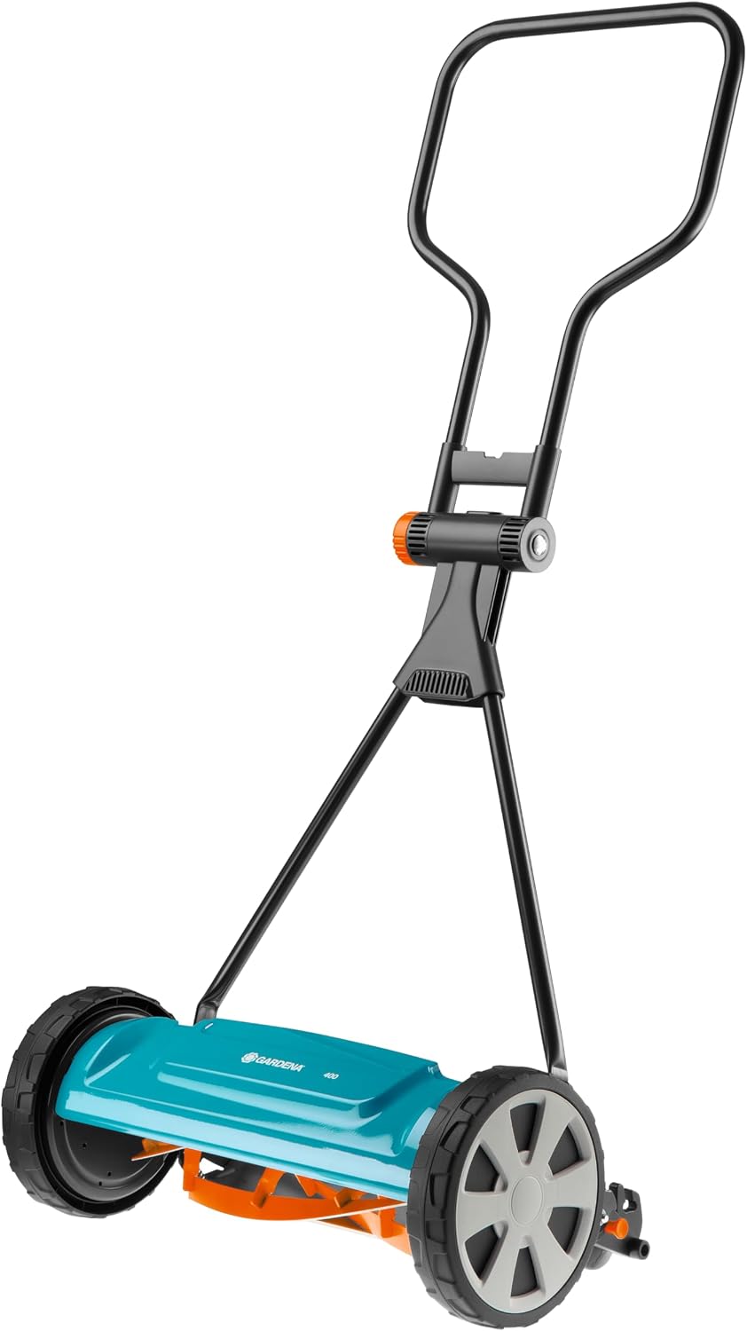 GARDENA (4018) Classic 16' Reel Lawn Mower with 5 Blades. The Lawn Mower for Everyday use with No Gas, No Electricity Makes Mowing a Breeze. Best Yard Tools You can own.