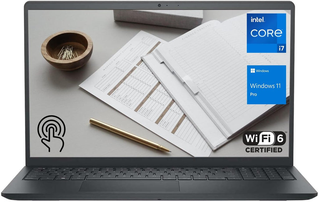 DELL 13th Generation Business Inspiron 15 3530 Laptop, 15.6' FHD Touchscreen, Intel Core i7-1355U, 16GB RAM, 1TB SSD, Webcam, HDMI, Wi-Fi 6, Windows 11 Pro, Black