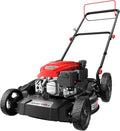 AMERISUN Gas Lawn Mower, 21' with 144cc 4-Cycle OHV Engine 2-in-1 Walk-Behind Gas Push Lawn Mower (AV8621C1)