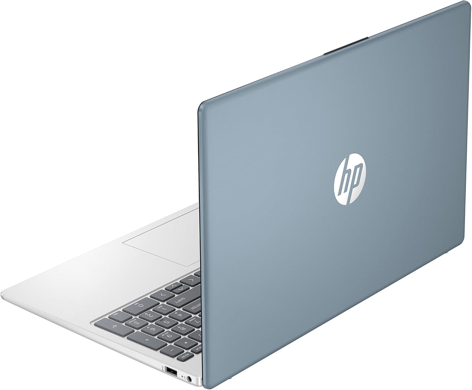 HP 15.6' Touchscreen Laptop Computer for Business Home, 8GB DDR4 RAM, 256GB PCIe SSD, Intel Processor Octa-Core, FHD, WiFi 6, Bluetooth 5.4, Numeric Keypad, Moonlight Blue, Windows 11 Home, USB C Hub