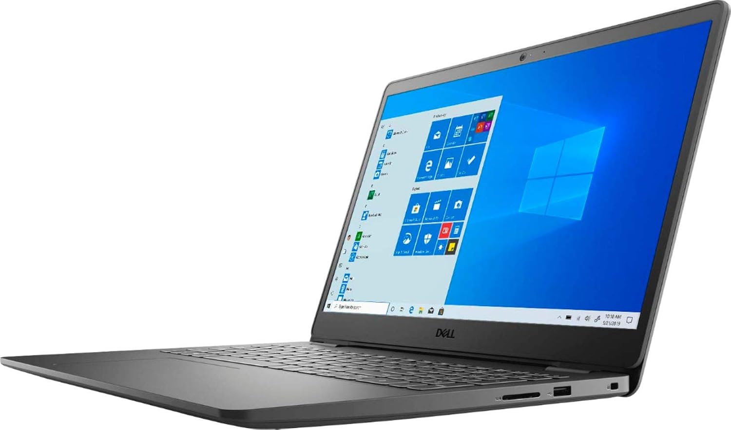 Dell 2021 Inspiron 15.6' FHD Touchscreen Laptop, AMD Ryzen 5-3450U, 8GB RAM Memory, 256GB PCIe SSD, AMD Radeon Vega 8 Graphics, Webcam, Bluetooth, Wi-Fi, HDMI, Windows 10 in S Mode