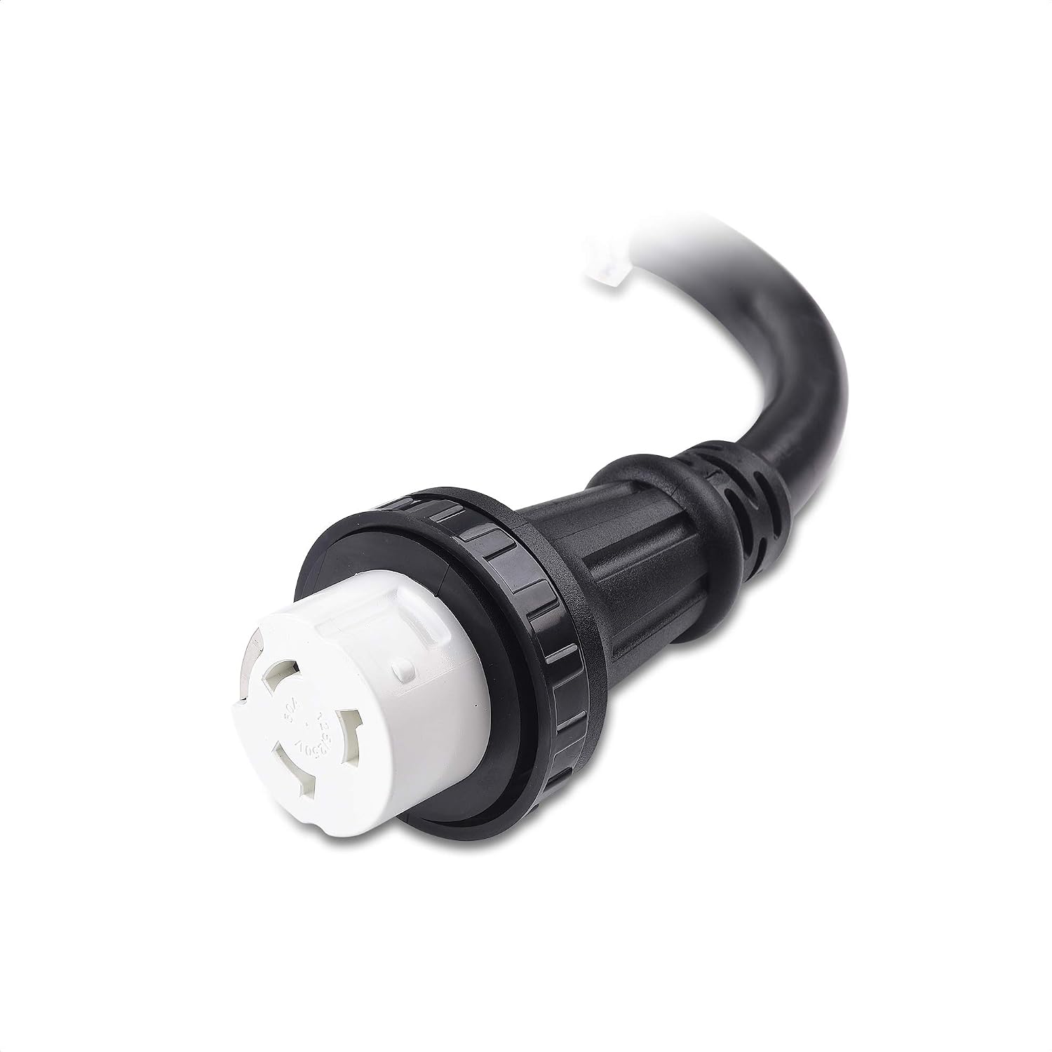 Cable Matters 4 Prong 50 AMP RV Adapter Cord - 25ft, 50A/250V/12500W, NEMA 14-50P to NEMA SS2-50R with Twist Lock, Generator Power Cord, Generator Extension Cable