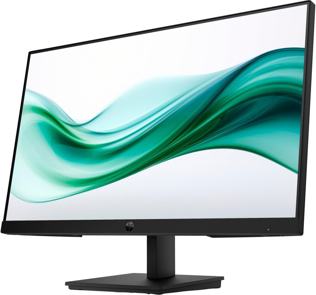 HP V24v G5 24' FHD Computer Monitor (1920x1080), 75Hz Anti-Glare Display, AMD FreeSync, HDMI, VESA Mount, Black, with Dockztorm Dock