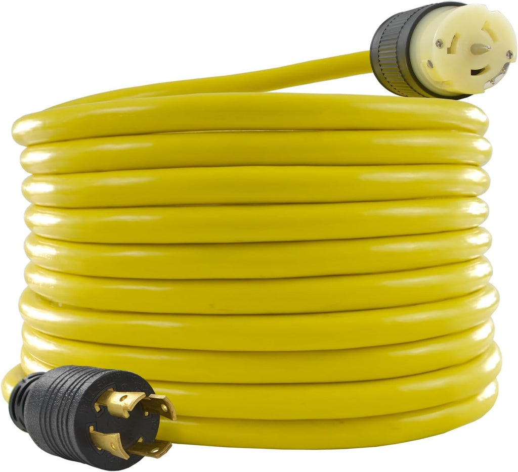 Conntek Transfer Switches Cord/Temp Power Cord, L14-30P 30-Amp 4 Prong Twist Lock Plug to CS6364 50-Amp Twist Lock Female