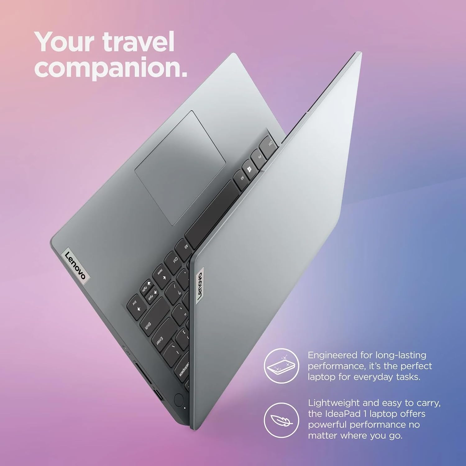 Lenovo IdeaPad 14' Laptop Computer 2025, 12GB RAM, 884GB Storage (256GB SSD +128GB eMMC +500GB Ext), Intel Core Processor, UHD Graphics, Long Battery WiFi-6, MarxsolAccessory, 1-Yr Office 365, Win 11