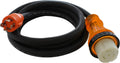 AC WORKS® [L1430M50] Generator L14-30P 30A 4-Prong Plug to 50A RV/Marine Power Inlet Adapter Cord (10FT)
