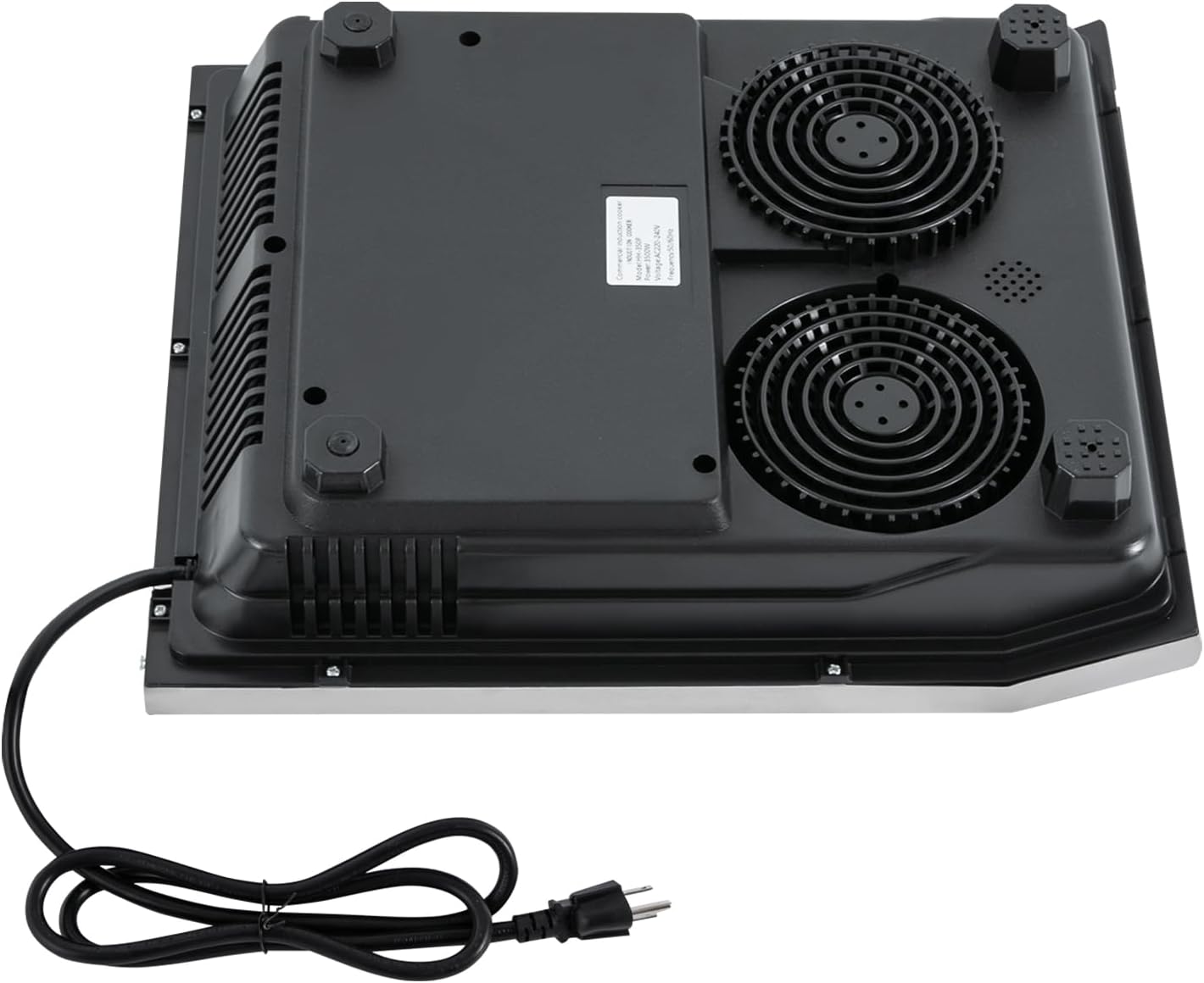 Professional Portable Induction Cooktop, Commercial Countertop Induction Burner, 3500W Induction Stove with Timer Function, 8 Temps from 176-518°F, Hot Plate for Home Kitchen RV