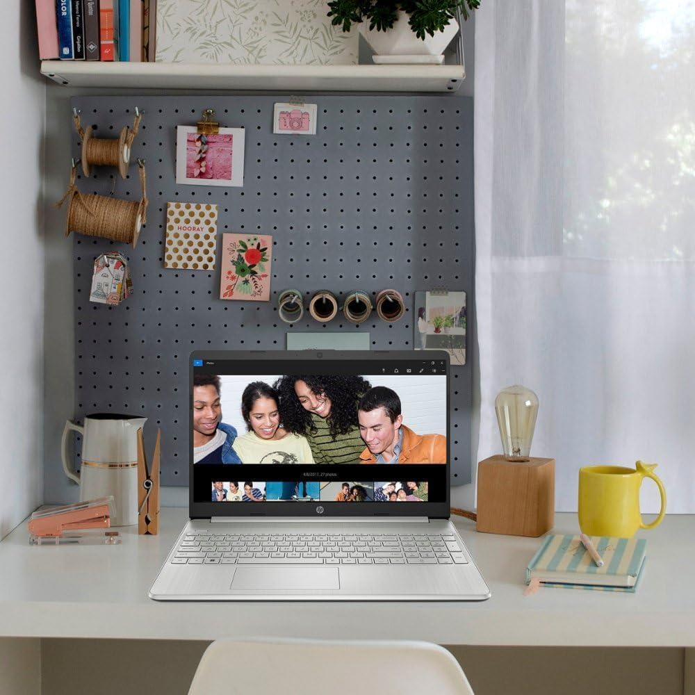 HP 2023 Laptop, 15.6' Touchscreen Display, Intel Core i3-1115G4 Processor(Beat i5-1035G4), 8GB RAM, 256GB SSD, WiFi, Bluetooth, Numeric Keypad, Windows 11 Home in S Mode, Silver