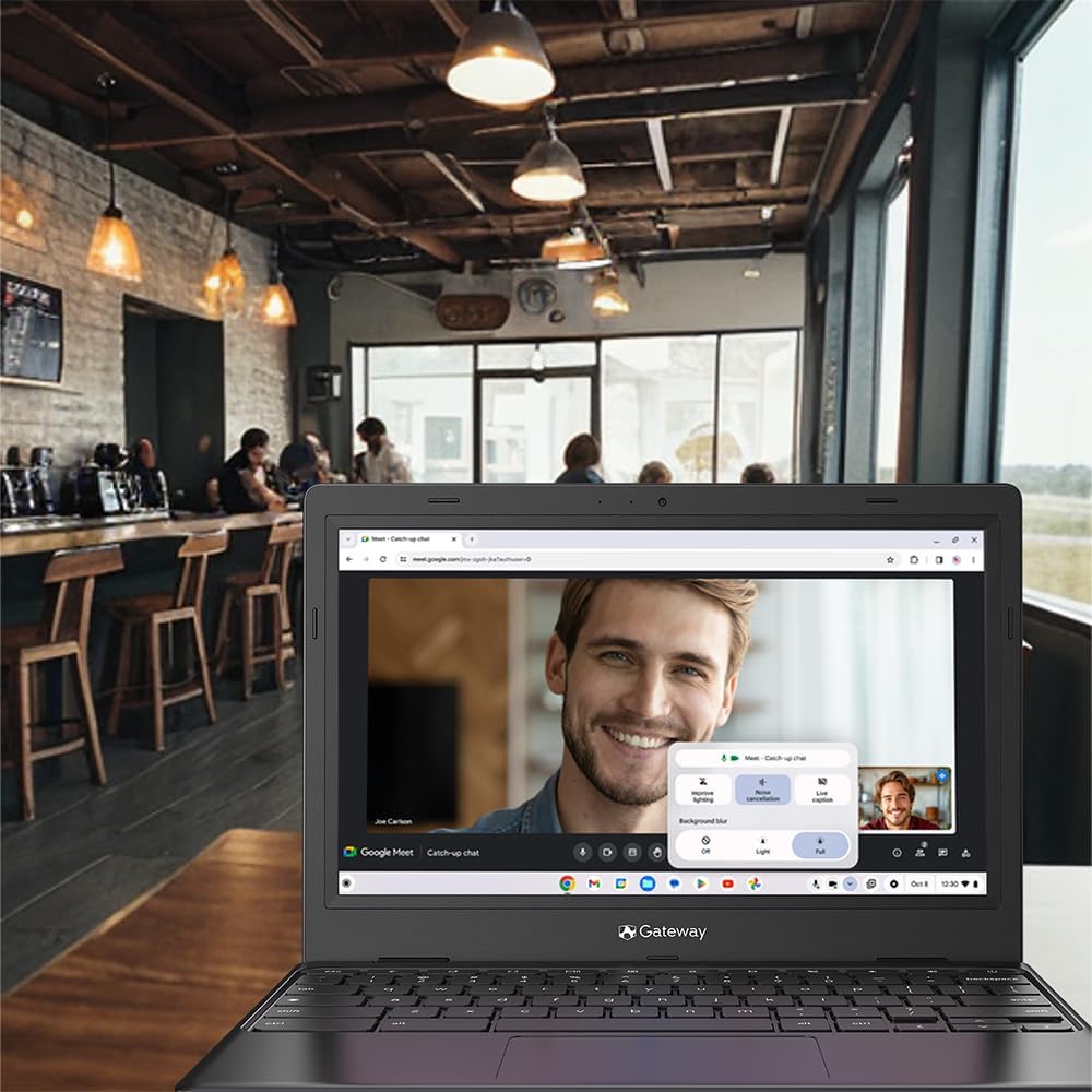 acer Gateway Chromebook 311 CBO311-1H-C1MX Laptop | Intel Celeron N4500 | 11.6' HD (1366 x 768) Display | 4GB LPDDR4X | 64GB eMMC | Wi-Fi 5 802.11ac | Chrome OS | Star Black (Renewed)