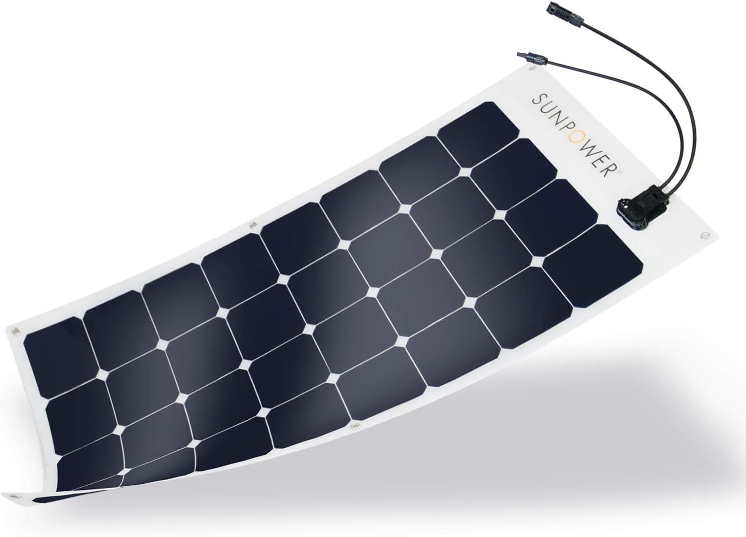 ExpertPower 100W Flexible Solar Panel| High-Efficiency Module with Monocrystalline Maxeon Solar Cells for RV, Boat, Camping and Generator Charging Applications