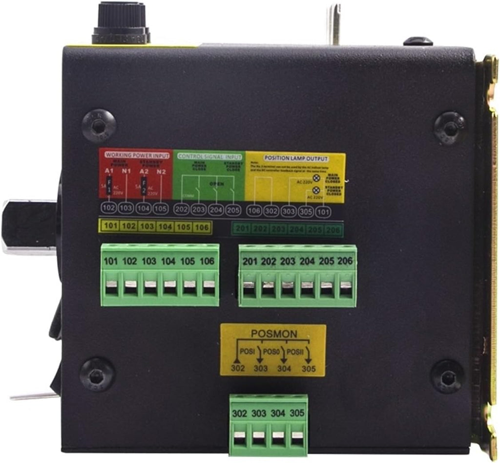 BOBYK 100A 4P ATS Dual Power Automatic Transfer Switch 220V 100AMP Circuit Board Control Module Generator Accessories (Color : Aisikai 100A 2P)