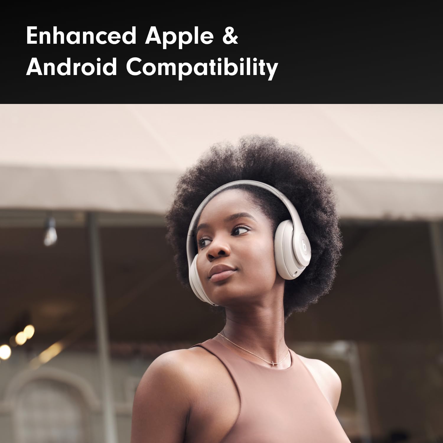 Beats Studio Pro (Renewed Premium) Wireless Bluetooth Noise Cancelling Headphones - Sandstone