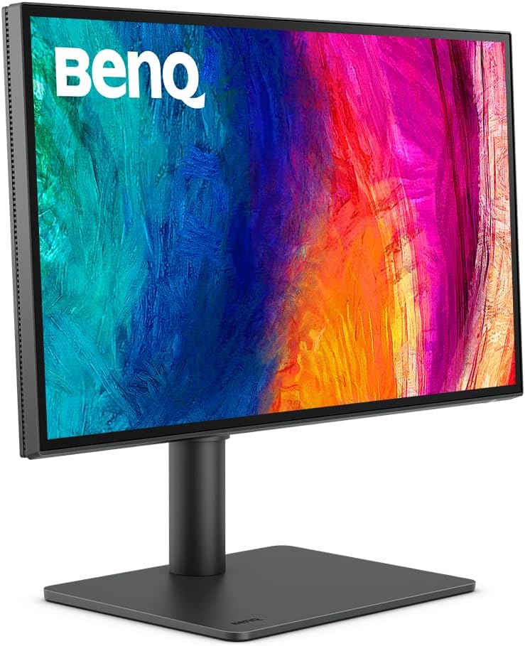 BenQ PD2506Q Mac-Ready AQCOLOR Monitor 25' QHD 1440p, 100% Rec.709 & sRGB,95% P3, IPS, DeltaE≤3, ICC Sync, Uniformity, AQCOLOR, Pantone, Ergonomic, DisplayPort, USB-C(65W), USB Hub, DaisyChain