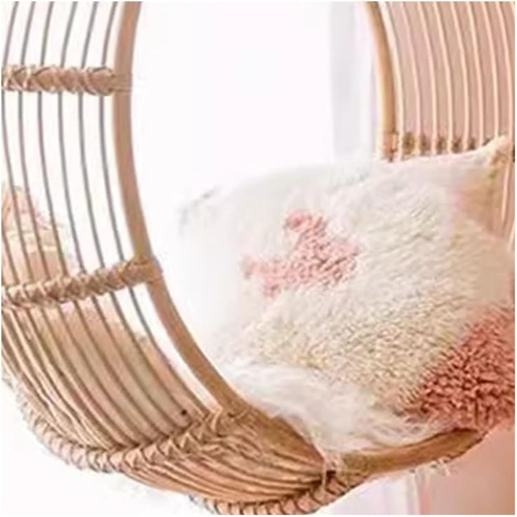 Rattan Chair Outdoor Balcony Hanging Basket Rocking Chair Household Hanging Swing Hammock Indoor Hanging Chair Modern Accent Chair for Living Room