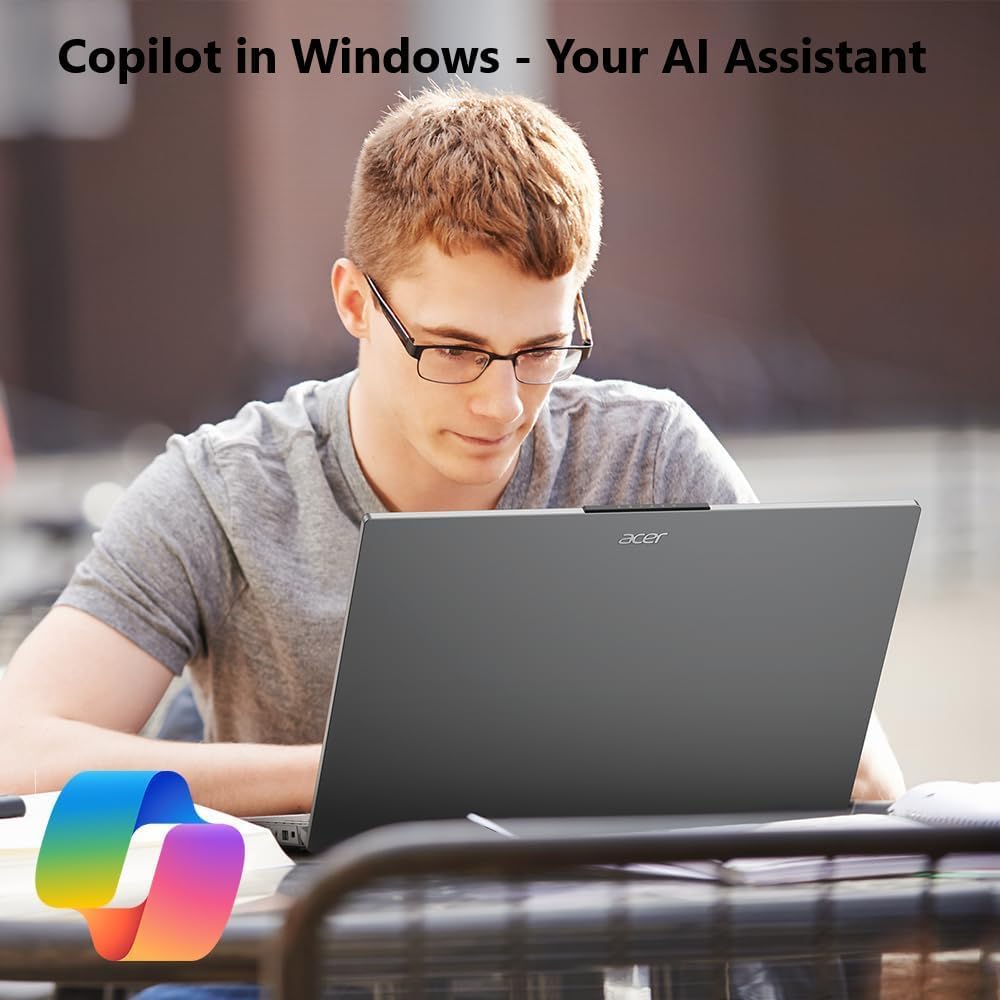 acer Aspire Go 15 Laptop, 15.3' WUXGA IPS Display, Intel Core i5-1334U, AI Copilot, Long Battery Life, FHD Webcam, Windows 11, w/Mouse (16GB RAM | 1TB PCIe SSD)