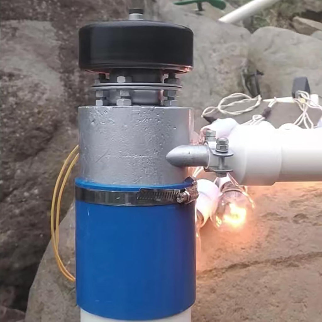 1KW Hydro Generator 1000W Water Turbine Generator 220V Small Outdoor Hydroelectric Generator for Camping 3500RPM Mini Hydro Power Equipment for TVs, Computers, Charging, Lighting,1000w,220V