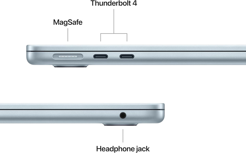 Apple 2025 MacBook Air 13-inch Laptop with M4 chip: Built for Apple Intelligence, 13.6-inch Liquid Retina Display, 16GB Unified Memory, 512GB SSD Storage, 12MP Center Stage Camera, Touch ID; Sky Blue