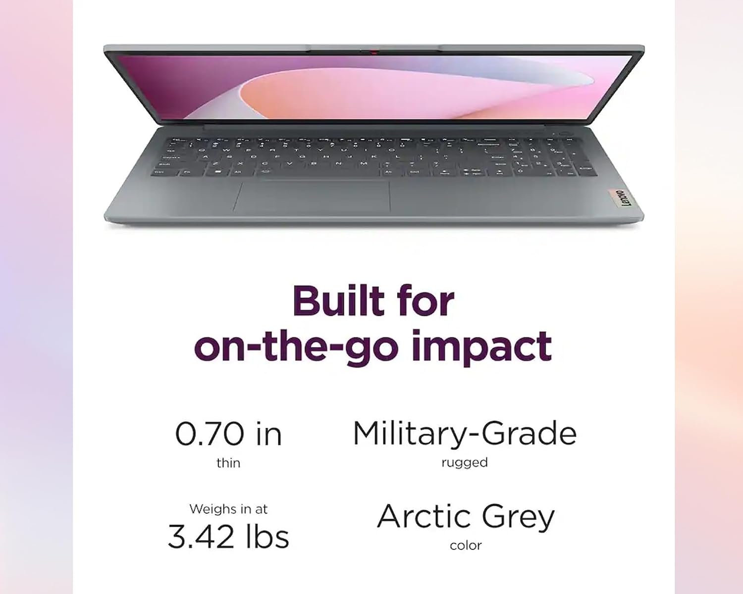 Lenovo IdeaPad Slim 3i 15.6' FHD Laptop, Intel Core i3-N305 (8-Core) CPU, 8GB LPDDR5 RAM|128GB UFS| Windows 11| Portable| Wi-Fi 6| SD Card Reader| Long Battery Life| for Business & Students|RK Bundle