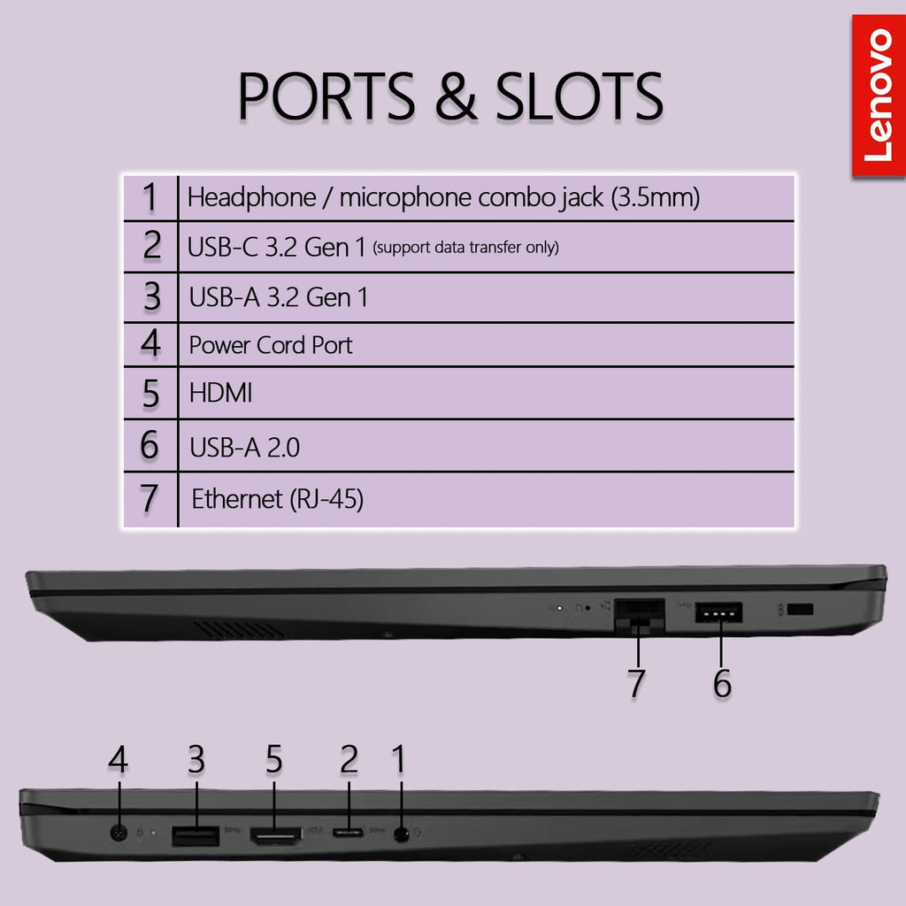Lenovo 15.6' Laptop Computer for Home Business Student, Intel Dual-Core Processor, 16GB DDR4 RAM, 1TB PCIe SSD, FHD Display, WiFi 6, Bluetooth 5.2, HDMI, Numeric Keypad, Windows 11 Pro (Renewed)