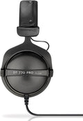 beyerdynamic DT 770 PRO 80 Ohm Over-Ear Studio Headphones in Gray. Enclosed Design, Wired for Professional Recording and Monitoring