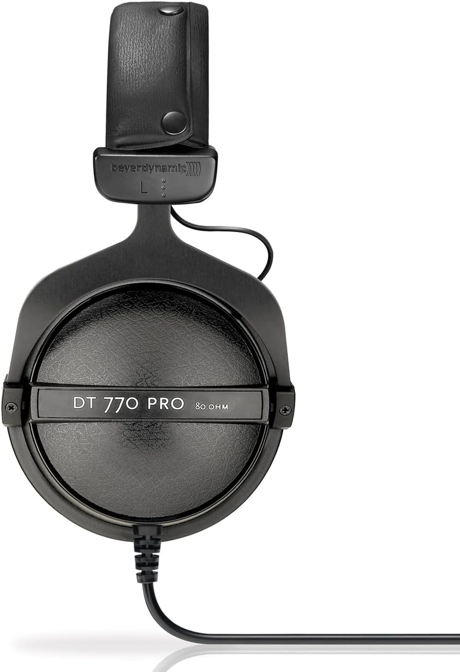 beyerdynamic DT 770 PRO 80 Ohm Over-Ear Studio Headphones in Gray. Enclosed Design, Wired for Professional Recording and Monitoring