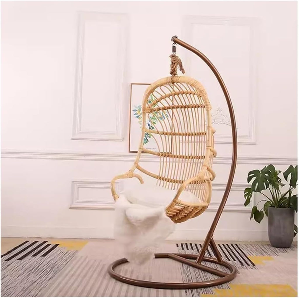 Home Rattan Chairs- Hanging Chair Minimalist Hanging Basket Swing Balcony Rocking Chair Indoor Homestay Hanging Chair Patio Lounge Chair