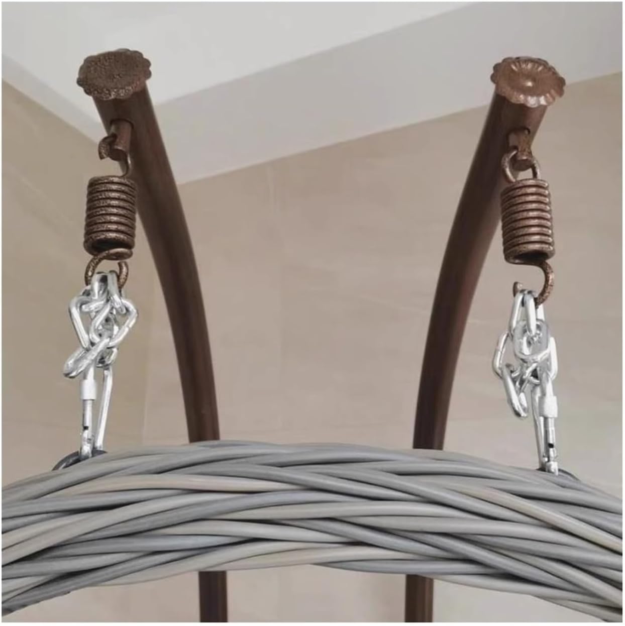 Home Rattan Chairs- Hanging Chair Family Balcony Rocking Chair Double Person Hanging Basket Indoor Swing Hammock Chair Leisure Chair Patio Lounge Chair