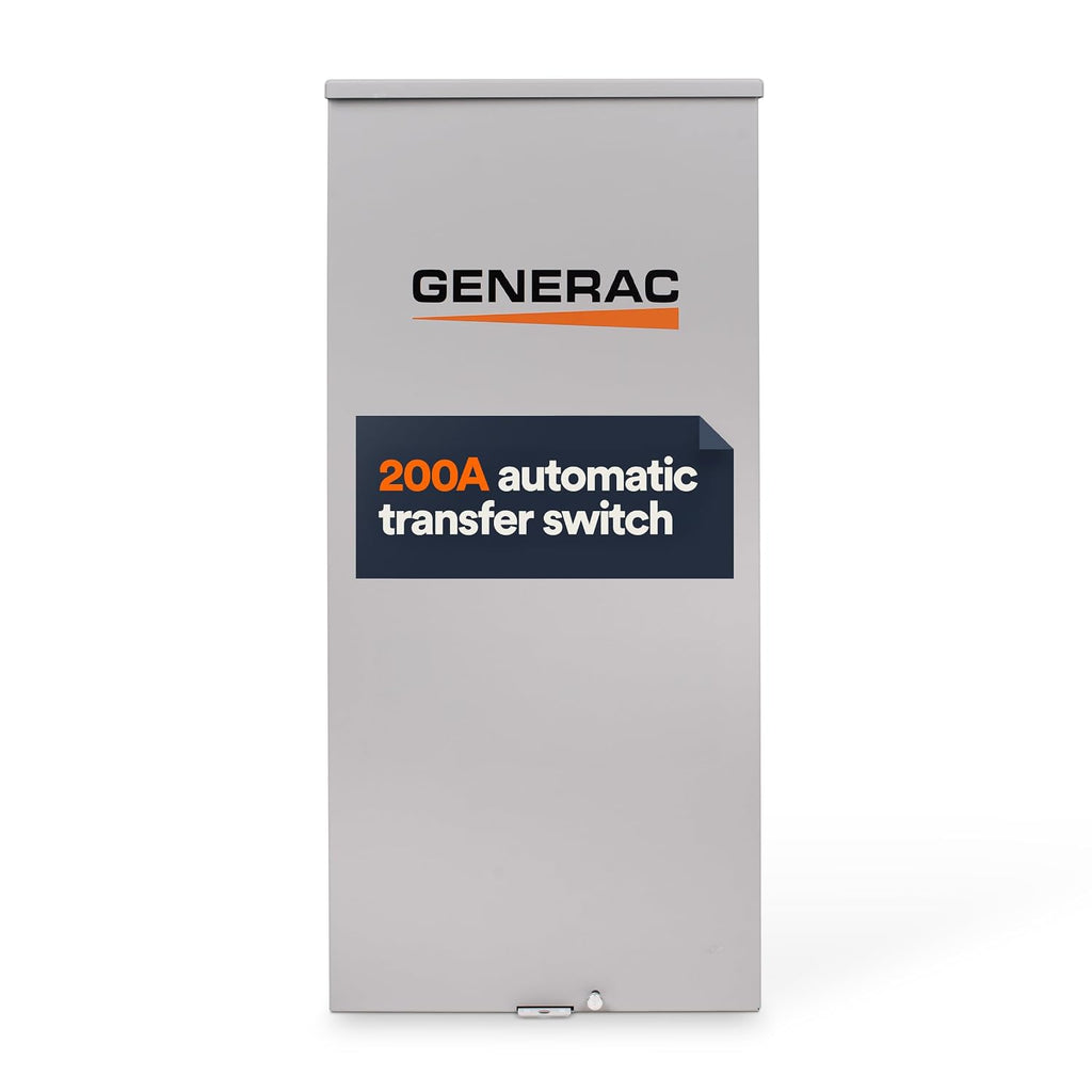 Generac Next Gen 200-Amp Generator Transfer Switch, Automatic Smart Open Transition Transfer Switch, Fast-Mount NEMA 3R Enclosure