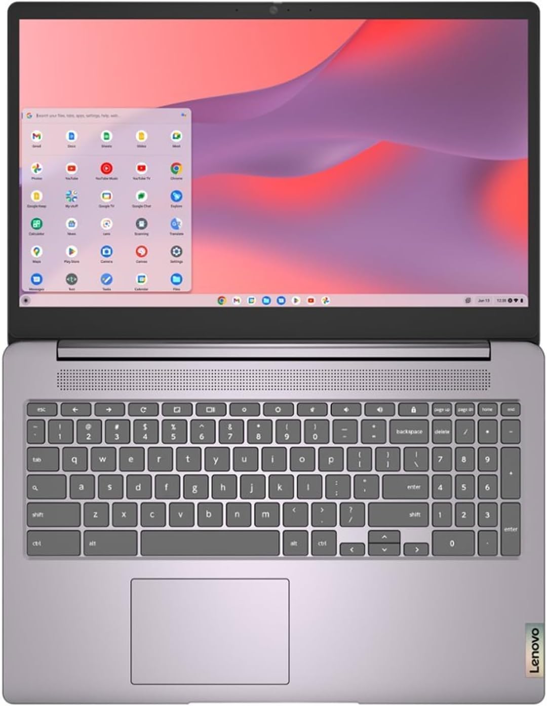 Lenovo IdeaPad 3i Chromebook, 15.6' FHD 1920 x 1080 Display, Intel Celeron N4500 1.1GHz, Intel UHD Graphics, 4GB RAM, 64GB SSD eMMC, Webcam, Bluetooth, Chrome OS, EAT 64GB USB Flash Drive, Arctic Grey