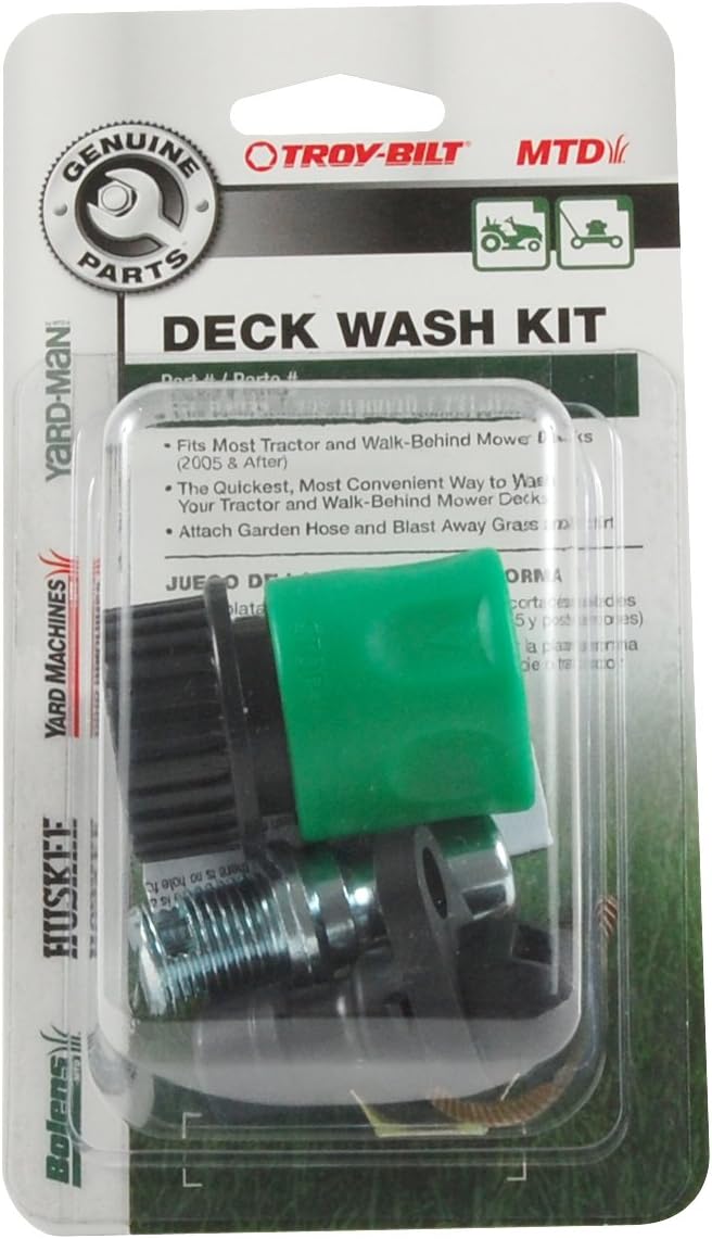 MTD Genuine Parts 490-900-M061 Deck Wash Kit for Lawn Mowers & Tractors 2005 and After, Fits Various MTD, Troy-Bilt, Other Top Models (Pack of 6)