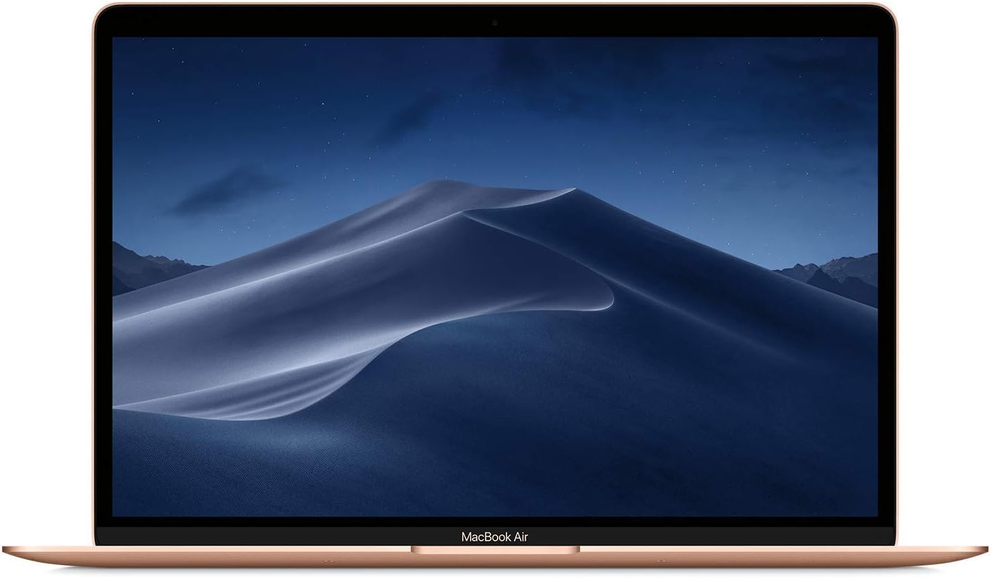 Apple MacBook Air Mid-2019 with 1.6GHz Intel Core i5 (13-inch, 8GB RAM, 256GB Storage) Gold (Renewed)