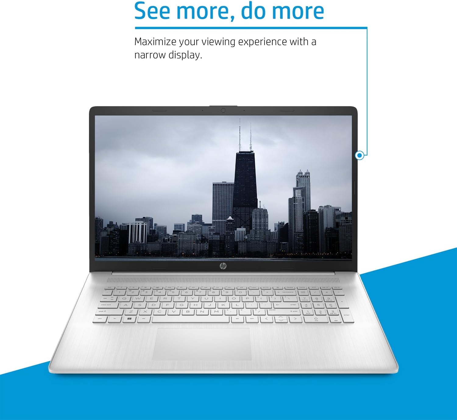 HP Latest Business Professional Laptop, 17.3' HD+ Touchscreen, Intel Core i5-1335U, 8GB RAM, 512GB SSD, Webcam, HDMI, FP Reader, Backlit KB, Wi-Fi 6, Windows 11 Pro, Silver