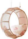 Home Rattan Chairs- Outdoor Balcony Hanging Basket Rocking Chair Household Hanging Swing Hammock Indoor Hanging Chair Patio Lounge Chair