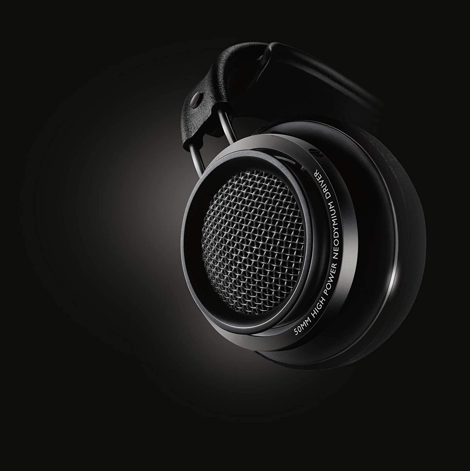 Philips Fidelio X2HR Over The Ear Open Back Wired Headphone 50mm Drivers- Black Professional Studio Monitor Headphones with Detachable Cable