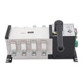 Dual Power Automatic Transfer Switch 4P 250A ATS Dual Power Generator Changeover Switch 110V Mini Electrical Selector Switches