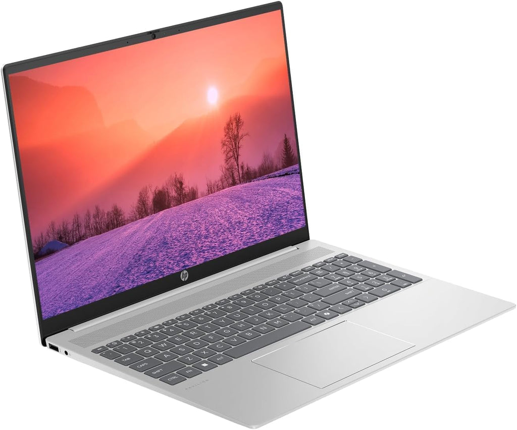 HP Pavilion Lightweight 16' 2K Laptop, Ryzen 5 8540U Processor Up to 4.89GHz, 8GB LPDDR5, 512GB SSD, Backlit Keyboard, Windows 11 Home OS, Star Gray, Renewed